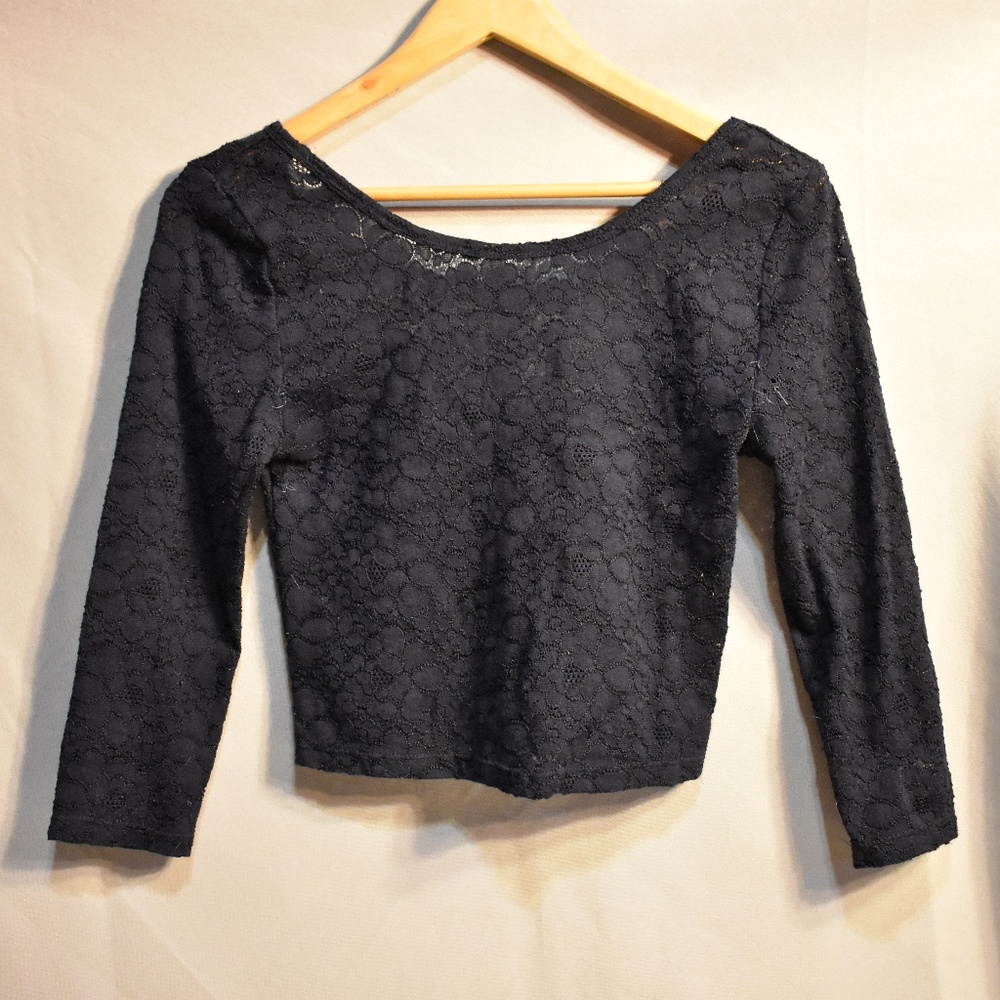 Lace crop top